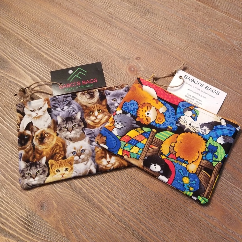 Babsi's bags cat lovers pouch bundle